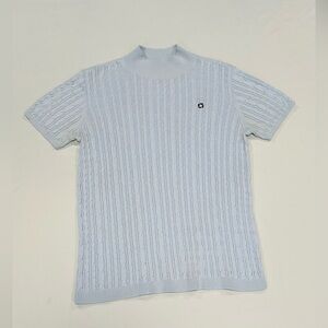 Chase short sleeve ribbed sweater